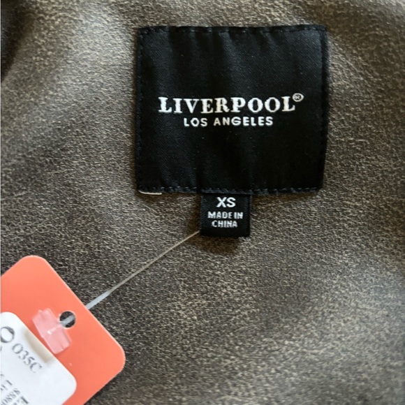 Liverpool Faux Brushed Leather Jacket - Picture 5 of 6